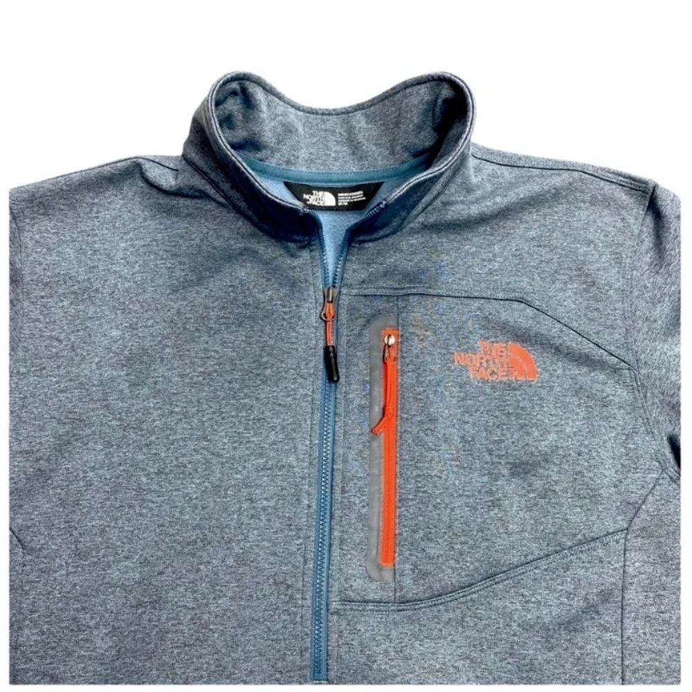 THE North Face Canyonlands 1/2 Zip Fleece Top in Blue Gray